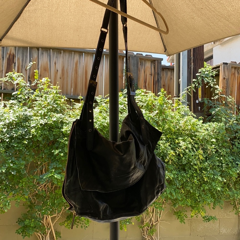 Kooba Black Leather Purse Shoulder Bag Satchel